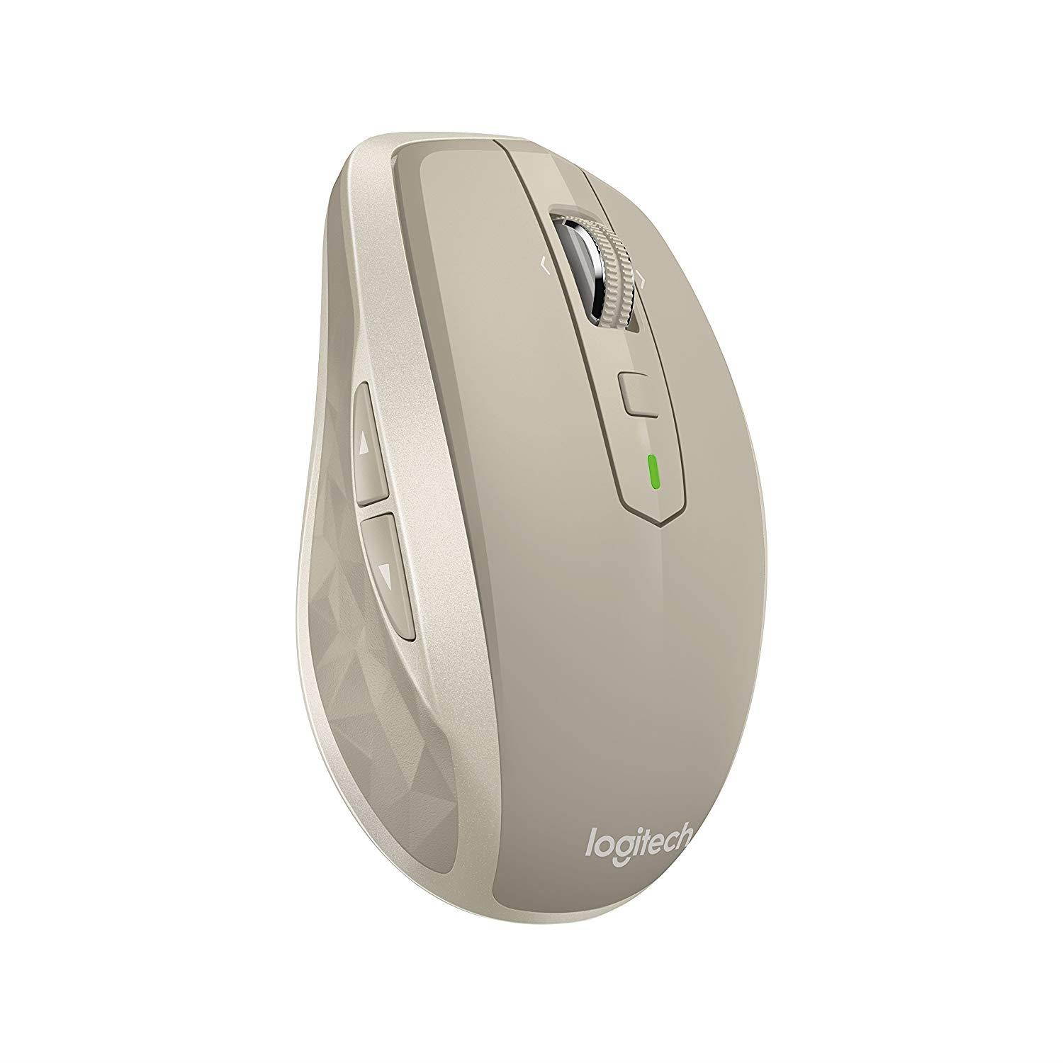 Logitech MX Anywhere 2 Wireless Mobile Mouse, Long Range Wireless Mouse with Hyper Scroll and Easy-Switch up to 3 Devices &ndash; Stone