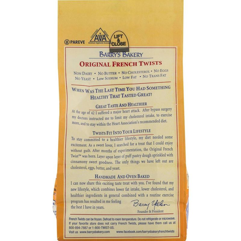 Barry's Bakery Vegan French Twists Original - 4.5oz