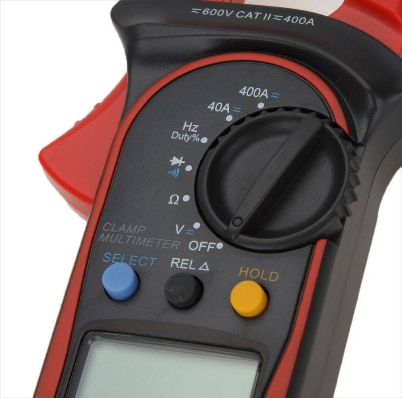 UNI-T UT203 400A AC/DC Auto Range Digital Clamp Multimeter w/Voltage Resistance Frequency Test