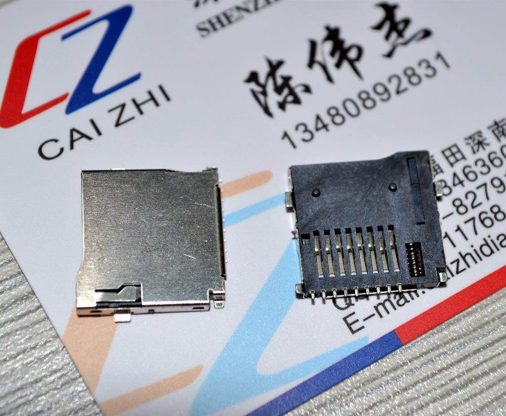 10PCS Trans Flash  TF Micro SD Card Socket Adapter pop-up micro TF memory card socket /slot / seats/ holder