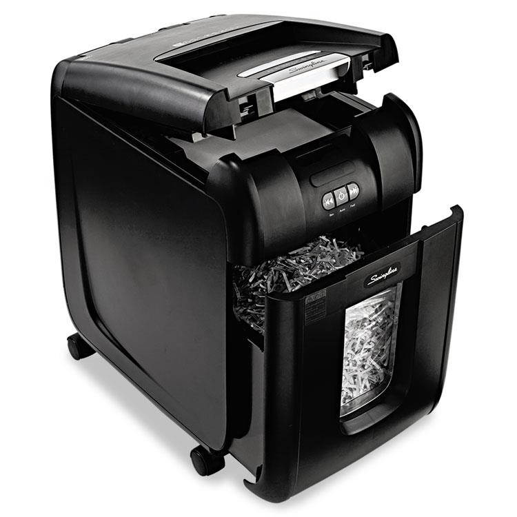 SWINGLINE Stack-and-Shred 200XL Auto Feed Super Cross-Cut Shredder Value Pack