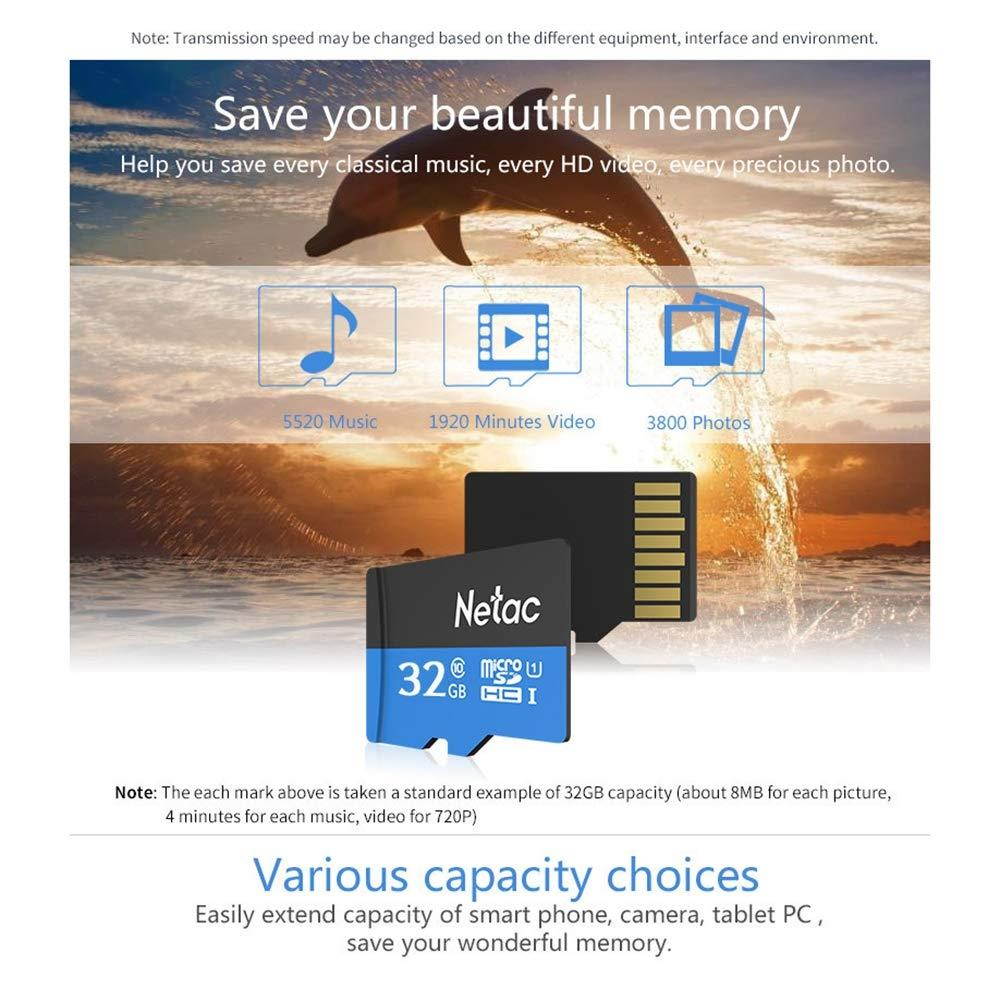 High Speed Microsd Memory Cards 16 GB 32 GB 64GB Memory Flash Card with SD Adapter Micro SD Read 80MB/S Write 80MB/S - Black/Yellow