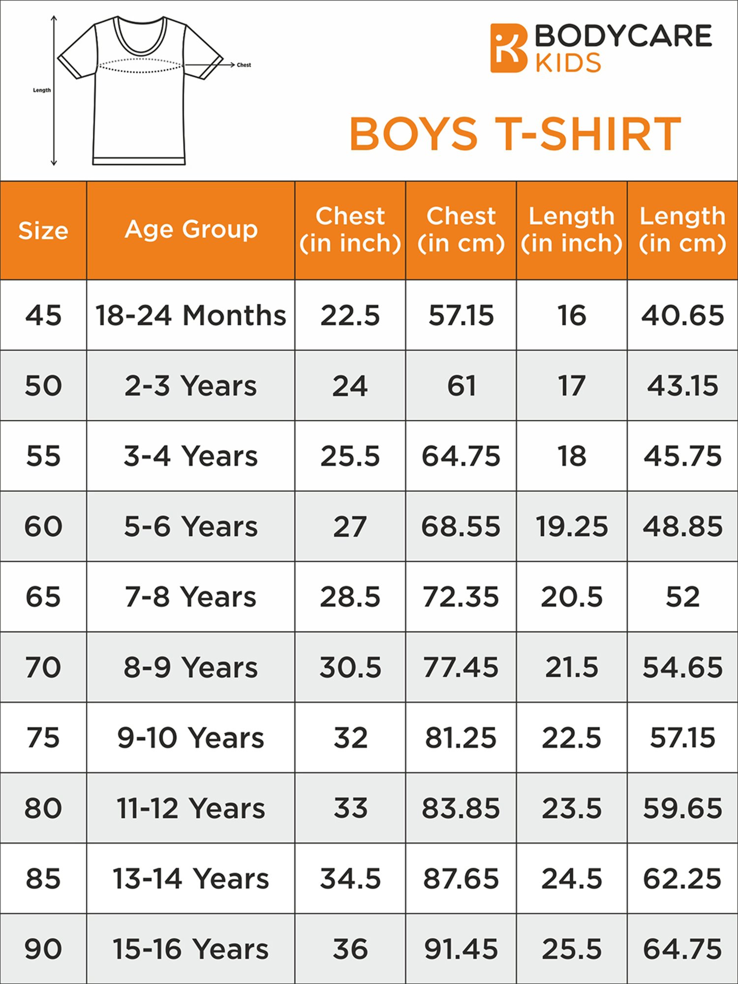 Bodycare Kids Sky Blue Solid T-Shirt