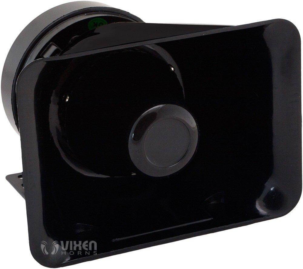 Vixen Horns Loud 100W Alarm Siren/PA/Public Address Speaker Black VXS9118