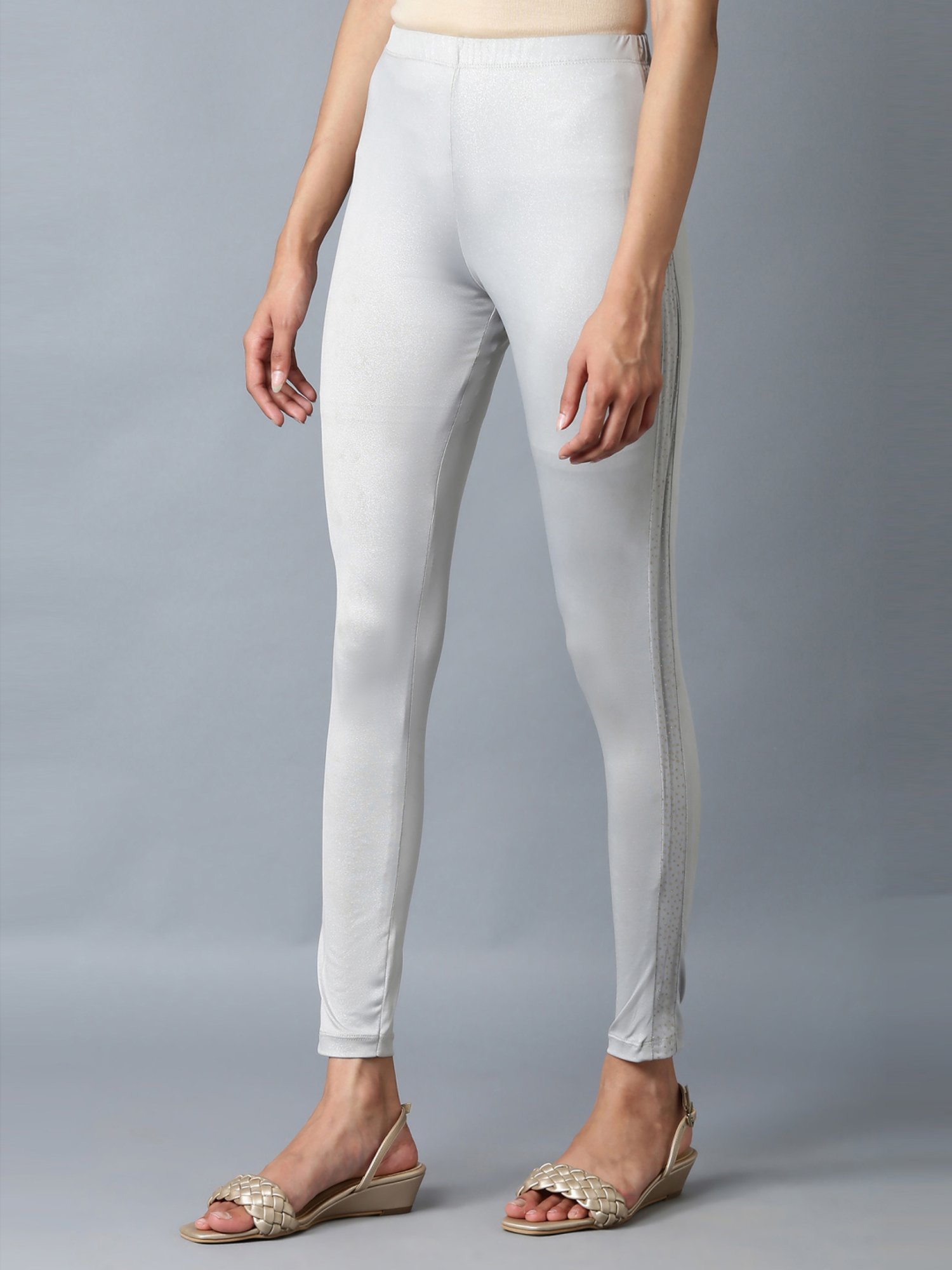 Elleven from Aurelia Silver Geometric Print Leggings