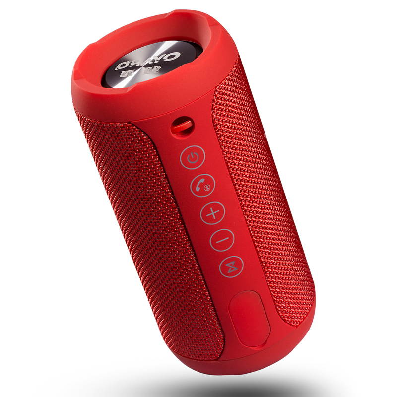 Ohayo X10 IPX 6 Waterproof Outdoor 3D Stereo Sound  Bluetooth 4.2  Portable Low Deep Bass Speaker-Red