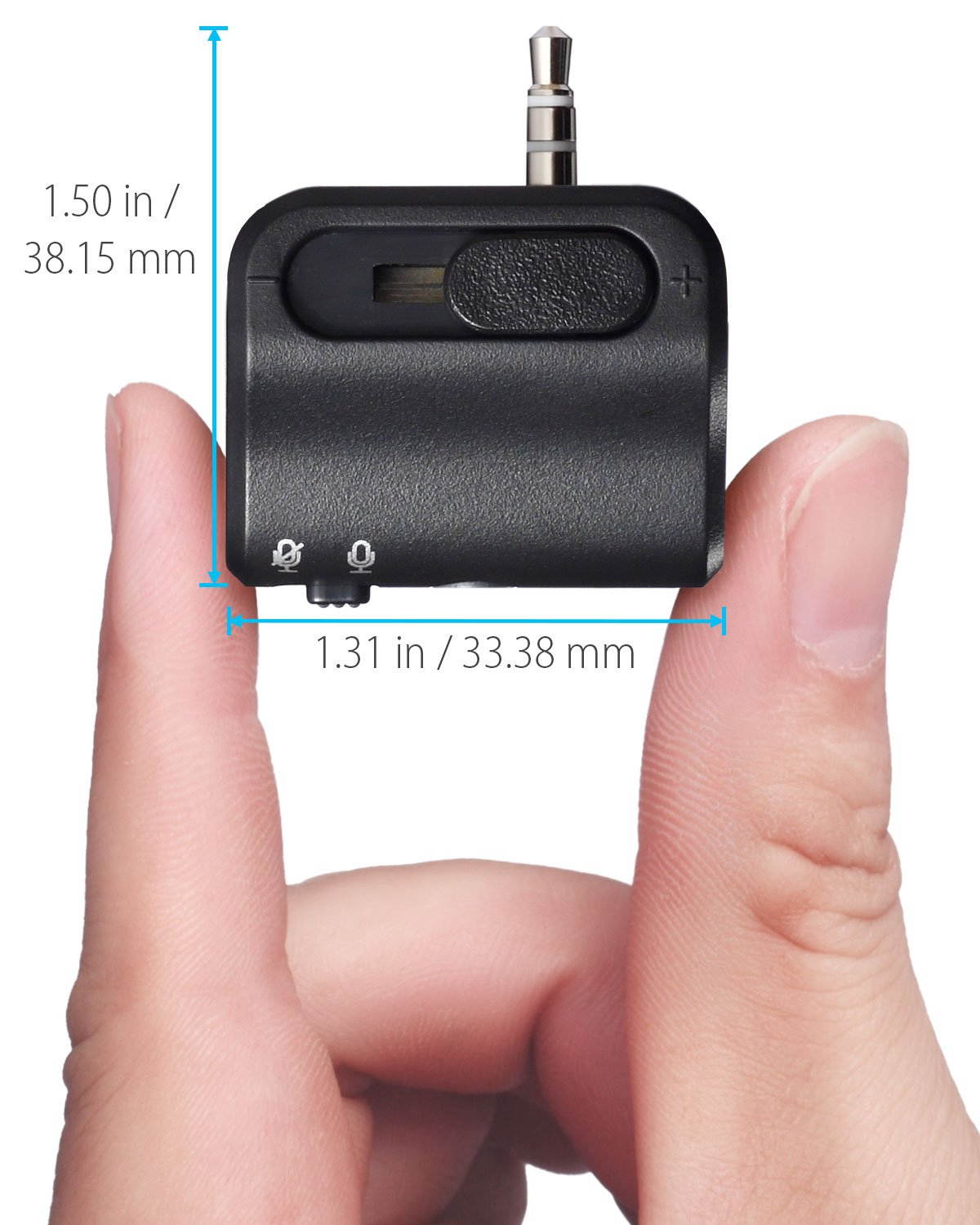 Headset Audio Control for PS4 DualShock Controller, Fosmon [Volume Slider | Mic Mute] 3.5mm TRRS Jack PC Gaming Headphone Audio Adapter for Playstation 4 Joystick