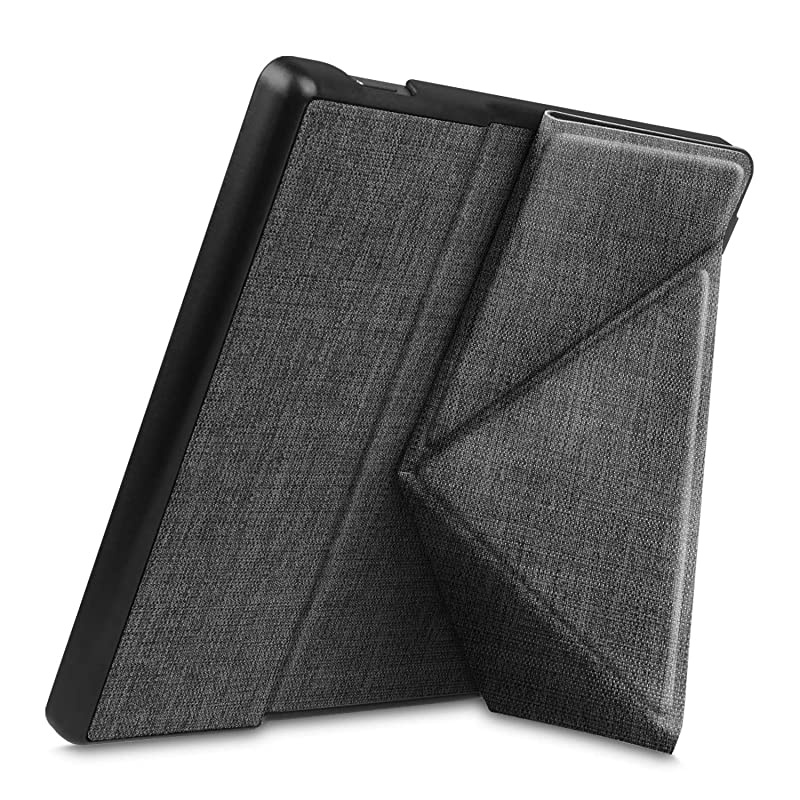 Origami Case for All-New Kindle Oasis (10th Generation, 2019 Release and 9th Generation, 2017 Release) - Slim Fit Stand Cover Support Hands Free Reading with Auto Wake Sleep, Denim Charcoal