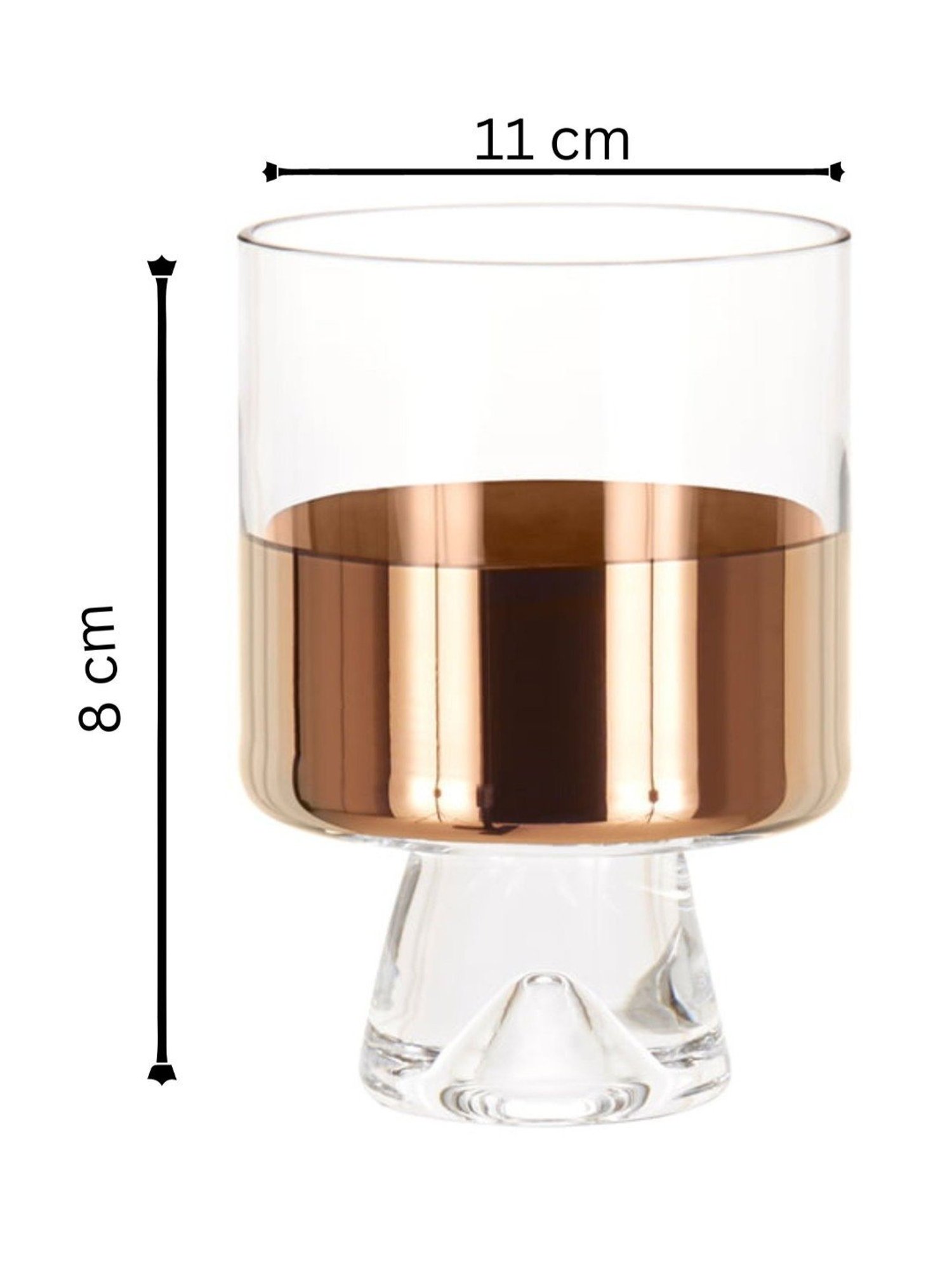 Pure Home and Living Blue Glass Decanter (0.7 L)