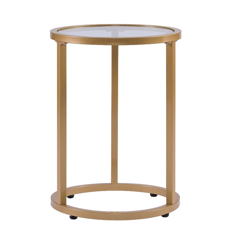 Set of 2 Emma Glam Nesting Side Table Gold - Aiden Lane