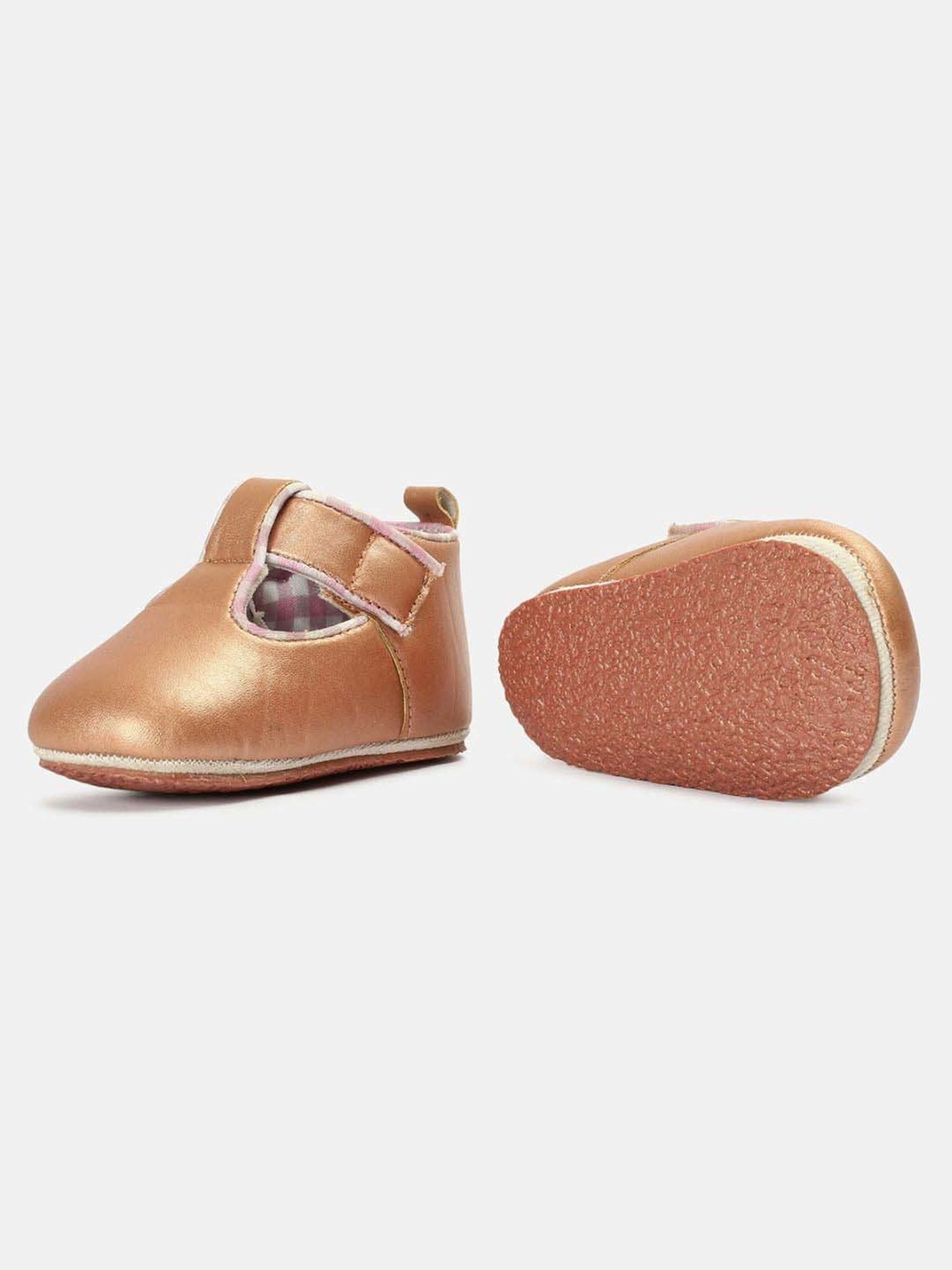MINIKLUB Girls Rose Gold Party & Club Wear Shoe