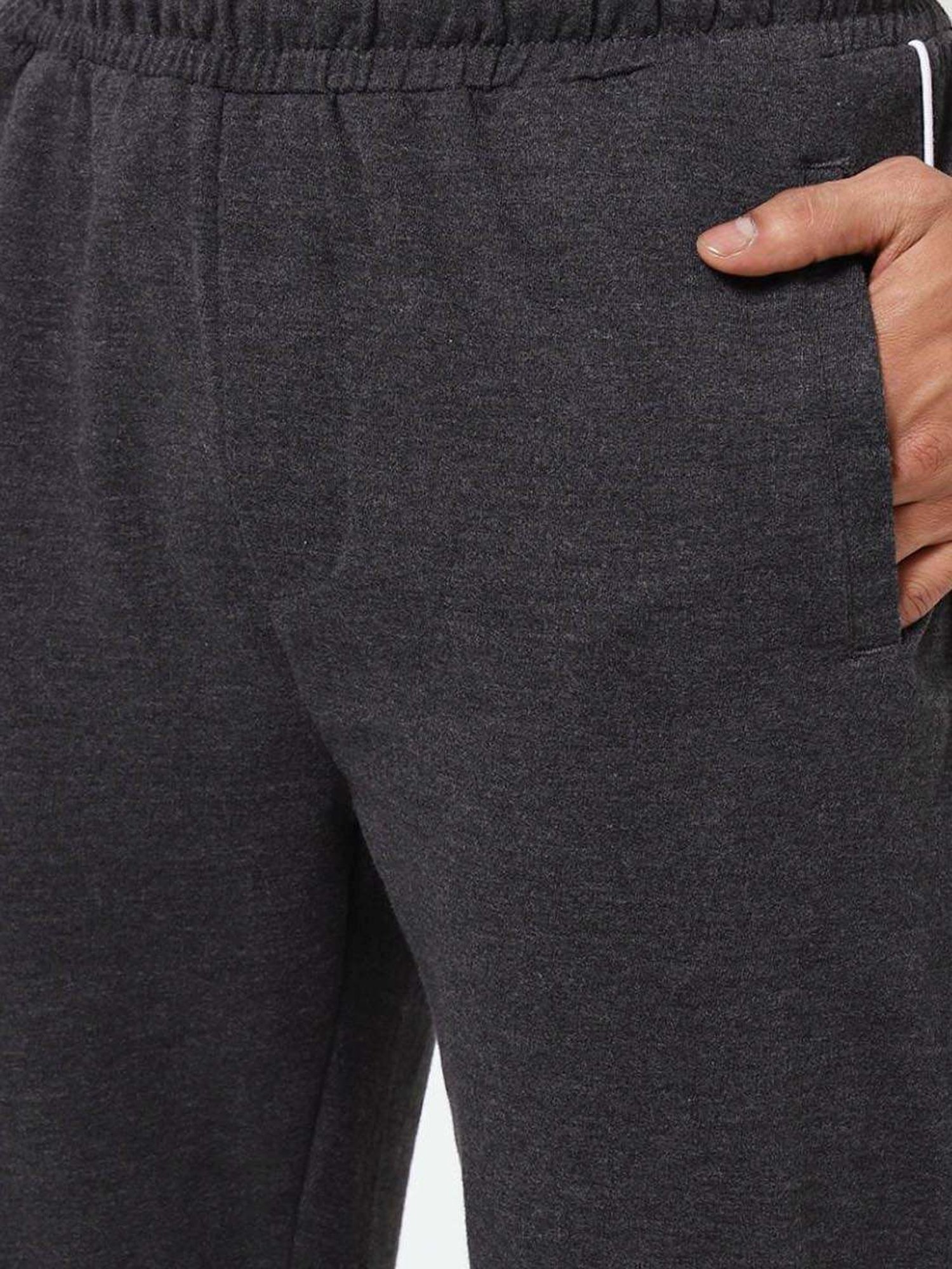 Ajile by Pantaloons Charcoal Melange Slim Fit Nightwear Pyjamas