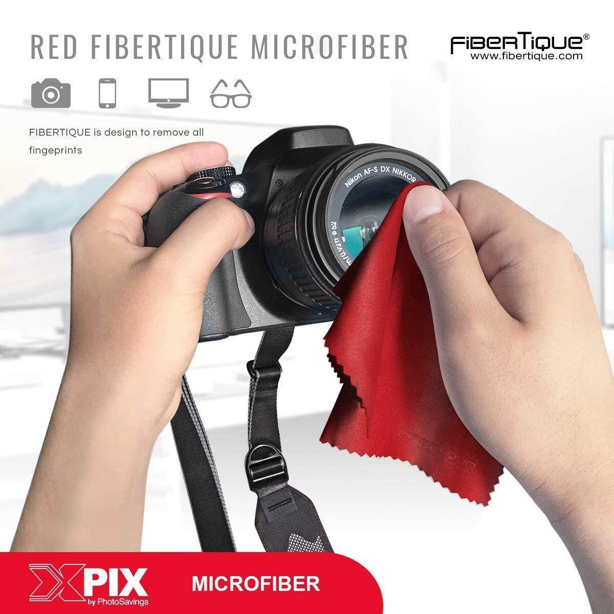 Xpix Deluxe Protector Neoprene DSLR Lens Pouch Kit (3 Pack) for Canon, Nikon, Pentax, Sony, Olympus, Panasonic, and More with Small, Medium, Large Pouches & Fibertique Cloth