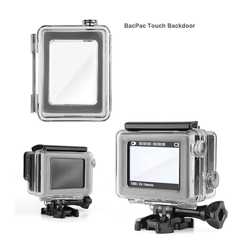 BacPac Backdoor Case Cover Kit for GoPro Hero 3+ Hero 4 Standard Housing Case Standard BacPac + Skeleton BacPac + LCD Touch BacPac BacPac Backdoor