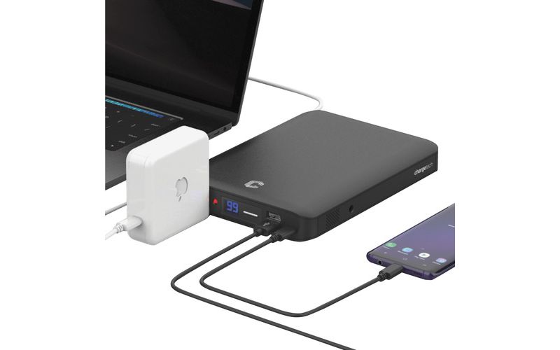 chargetech portable power station - 124k. features 124k mah battery capacity w/