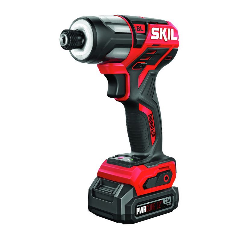 Skil ID574402 12V Brushless Lithium-Ion 1/4 in. Cordless Hex Impact Kit (2 Ah)