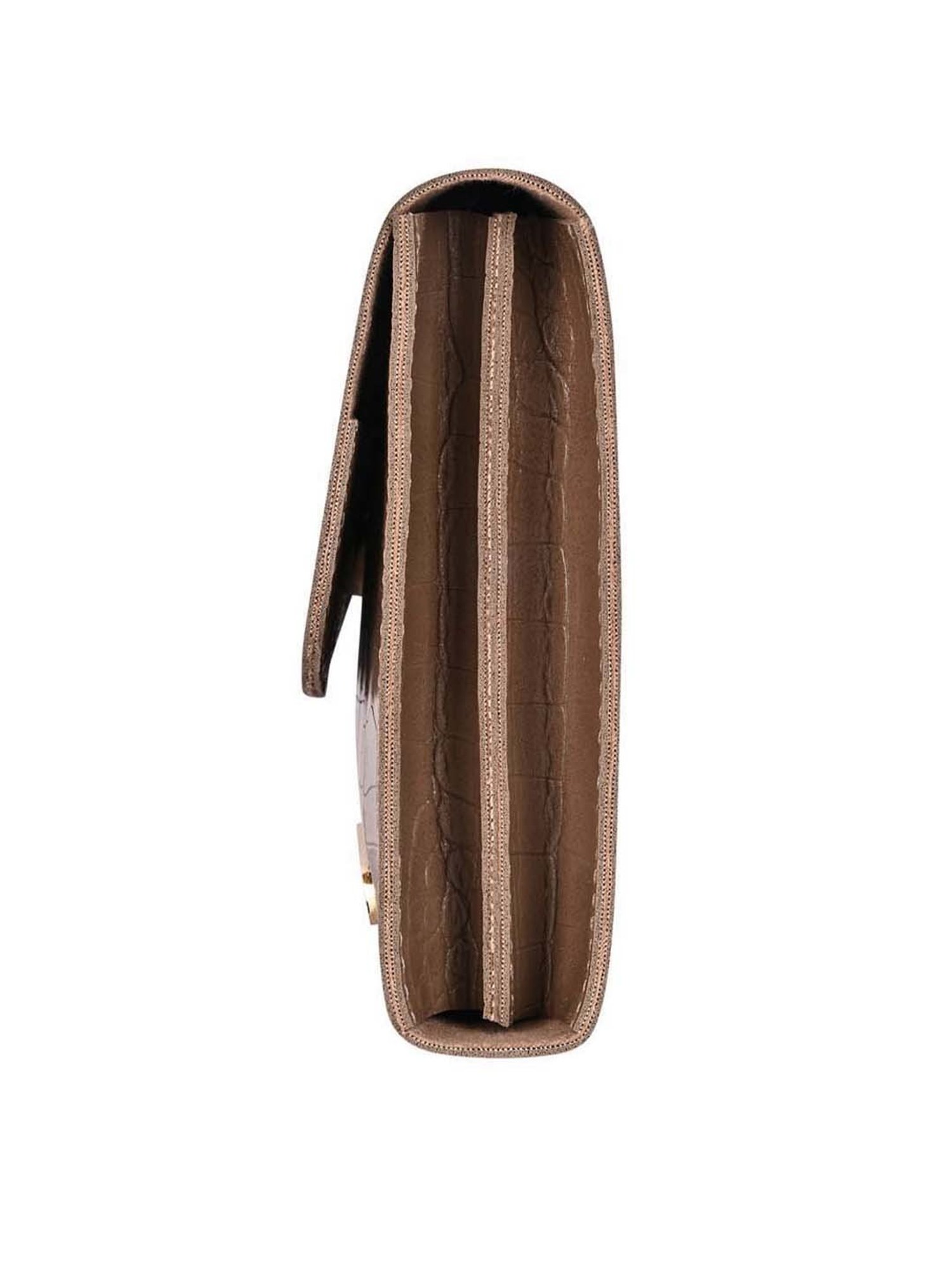 Bagsy Malone Brown Textured Clutch