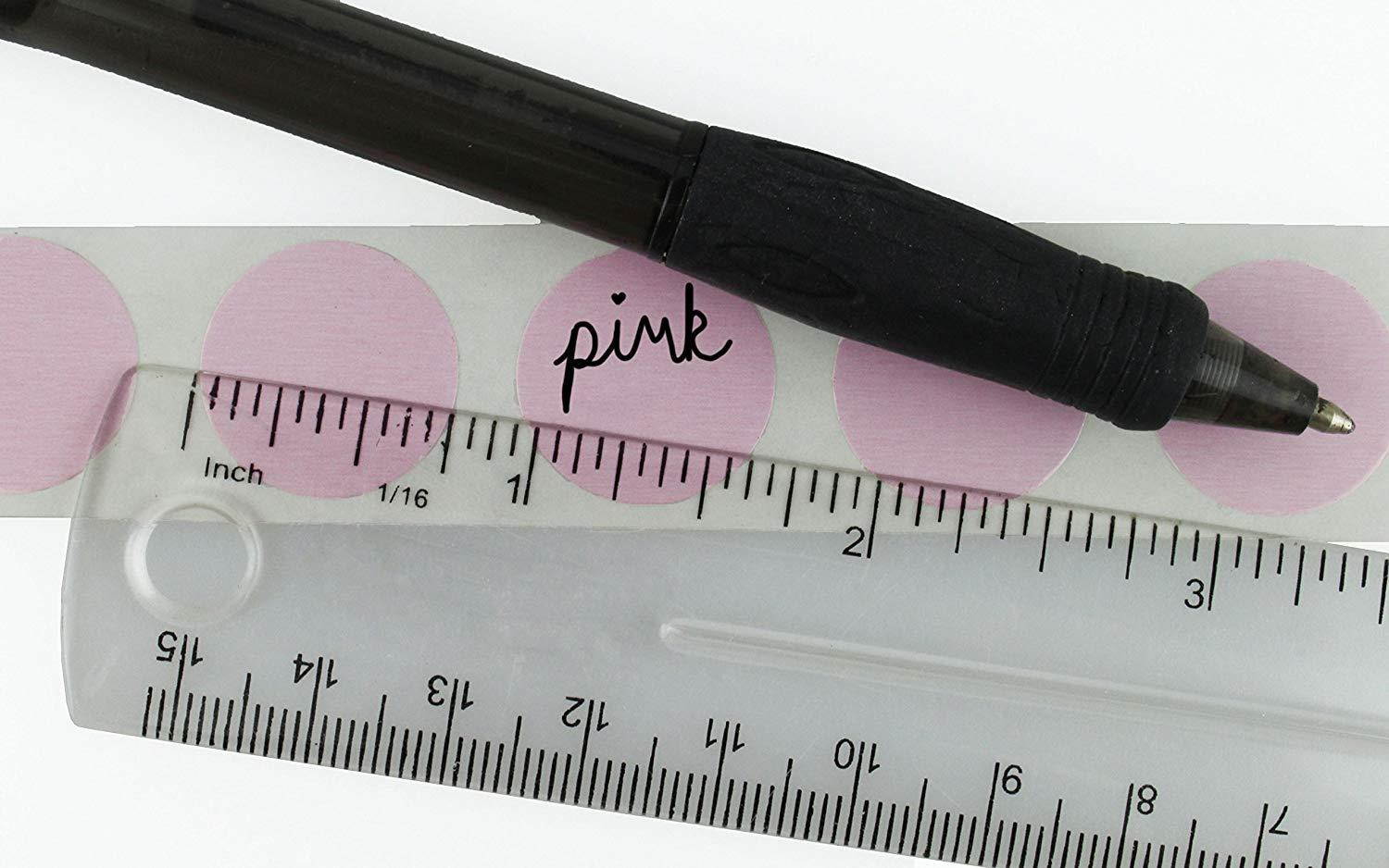 ChromaLabel 3/4 inch Color-Code Dot Labels | 1,000/Roll (Pink)