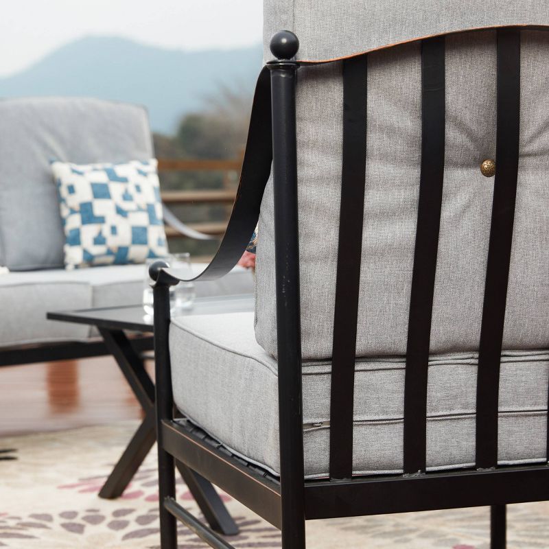 6pc Loveseat Patio Seating Set - Patio Festival