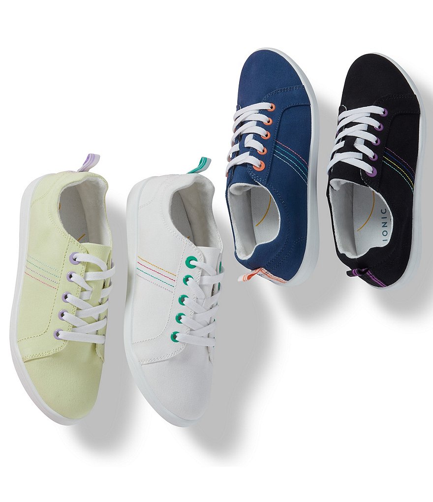 Vionic Stinson Washable Lace-Up Canvas Sneakers
