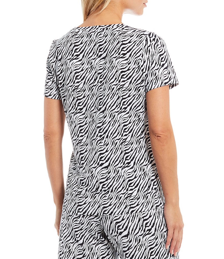 Sleep Sense Zebra Print Coordinating Sleep Tee