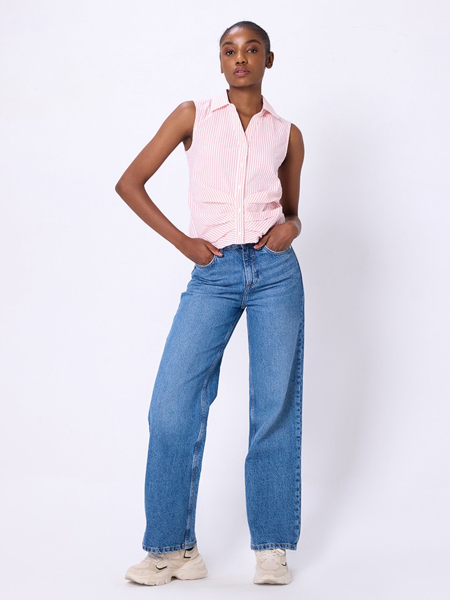 Cover Story Pink Checks Shirt