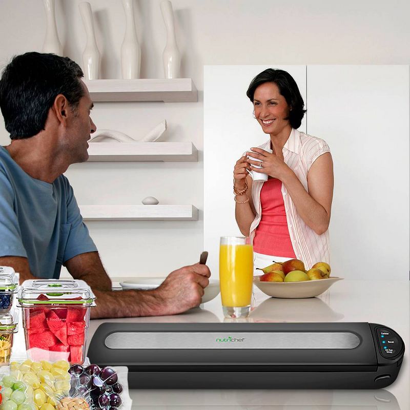 The NutriChef Compact Digital Food Vacuum Sealer