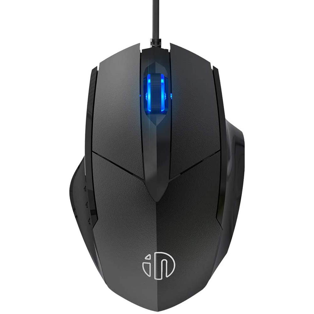 [Upgraded] Wired USB Mouse, Silent Click and Optical Tracking,1200DPI, 3-Buttons, Corded Mouse for PC Computer Laptop MacBook Office, Black