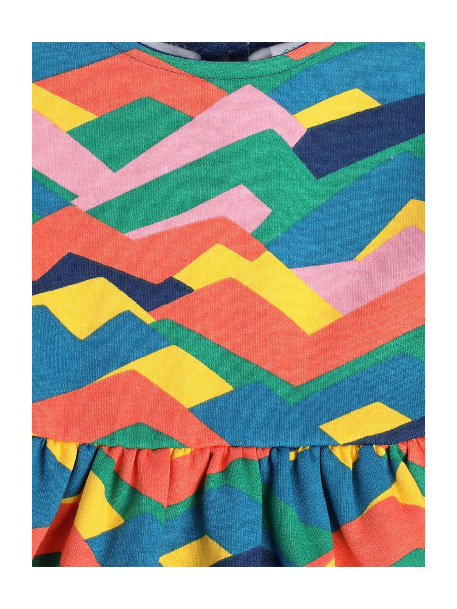 MINIKLUB Kids Multicolor Printed Full Sleeves Dress