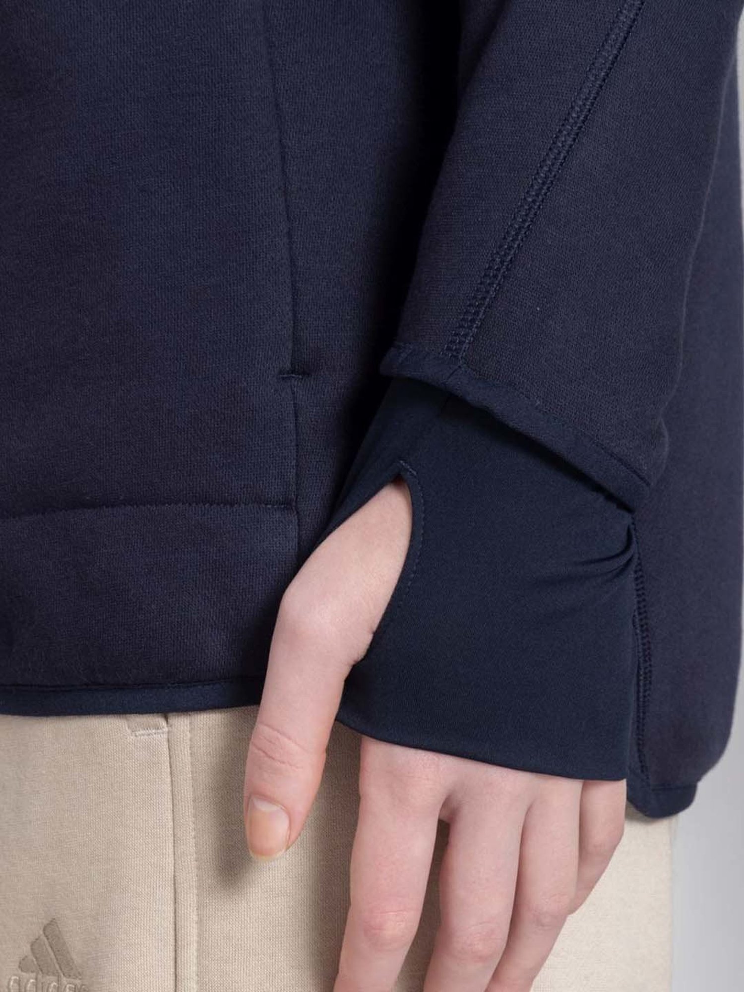 ADIDAS Blue Plain Sports Sweatshirt