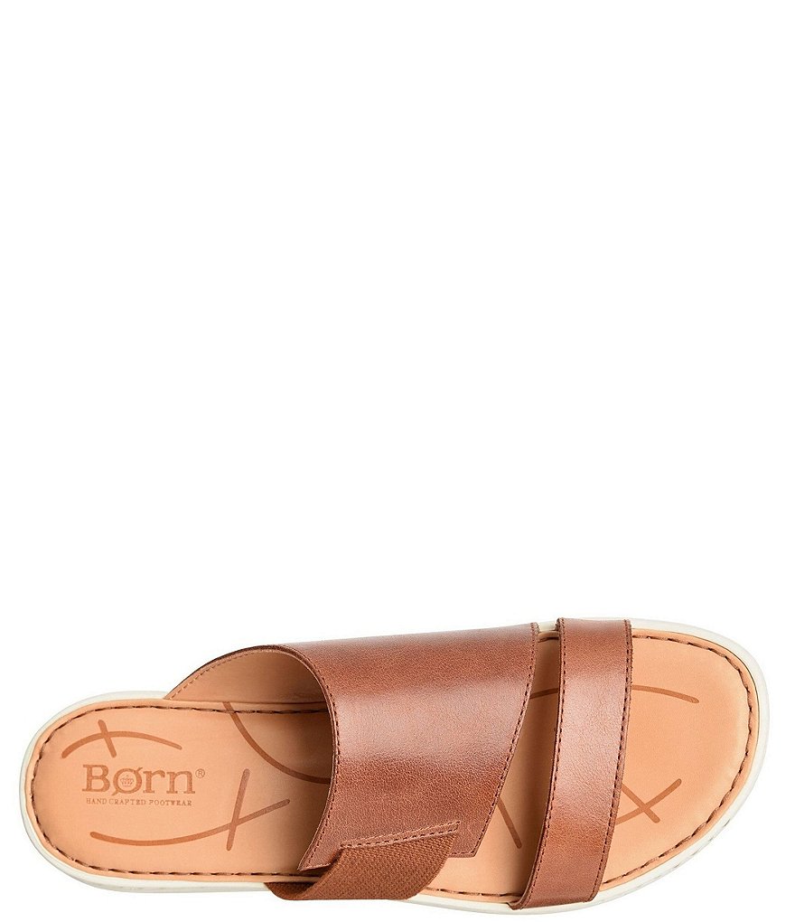 Born Oceana Slide-On Leather Sandals
