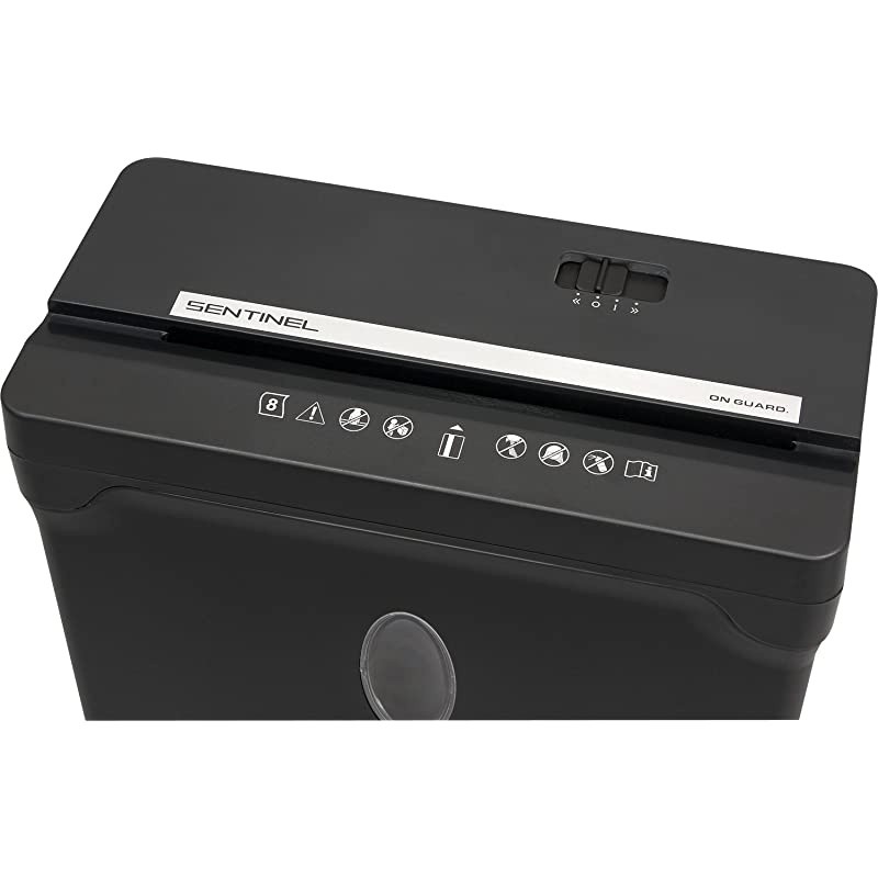 FX81B 8-Sheet High Security Cross-Cut Paper/Credit Card Shredder
