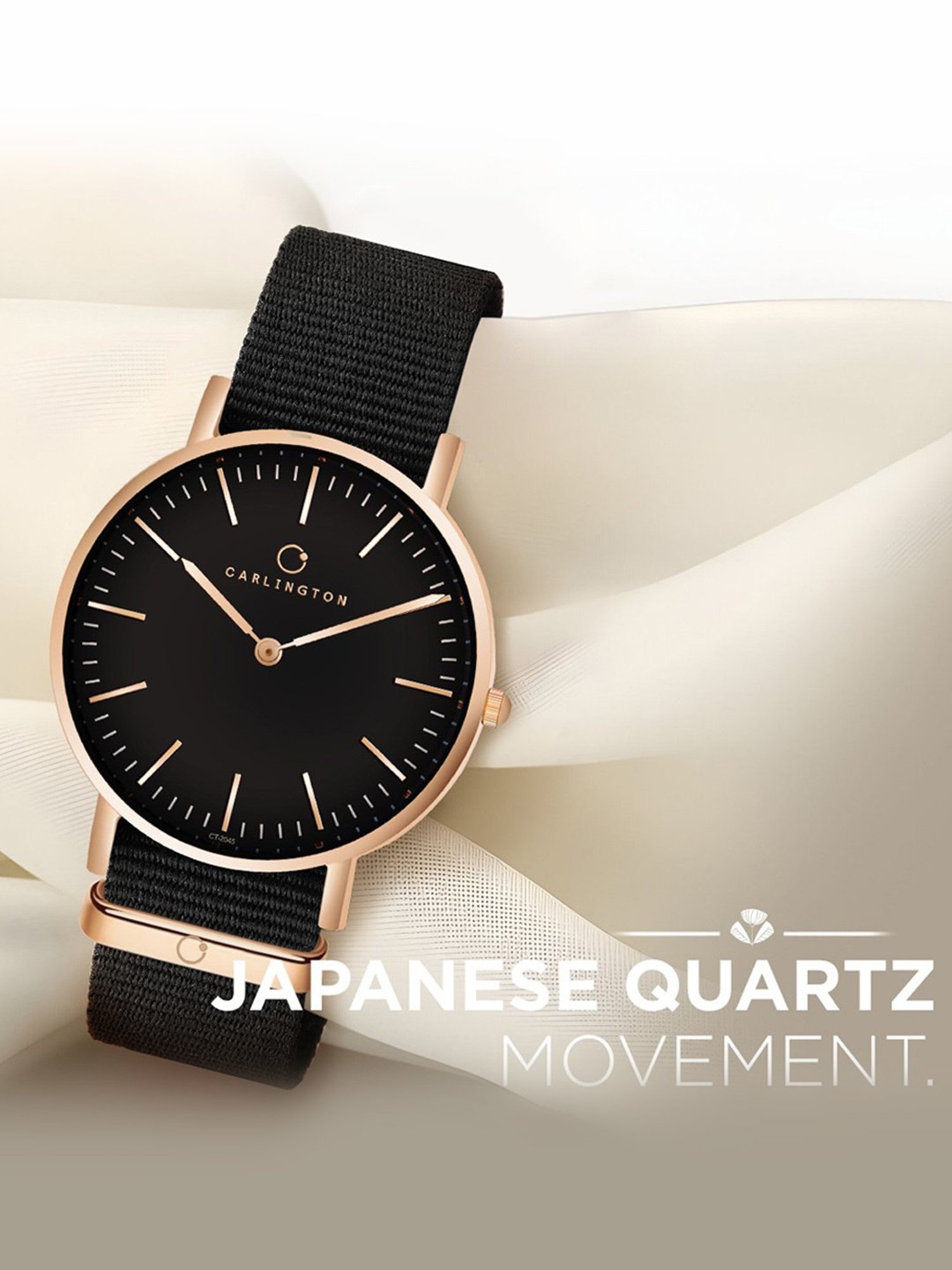 Carlington Iconic 2045 Black Men Analog Watch for Men