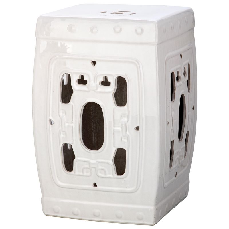 Fiber Clay Patio Garden Stool - Olivia & May