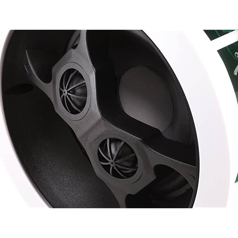 2Way InCeiling Speakers 65 Inch Dual Input Stereo Glass Composite Woofer Pair Aria Series