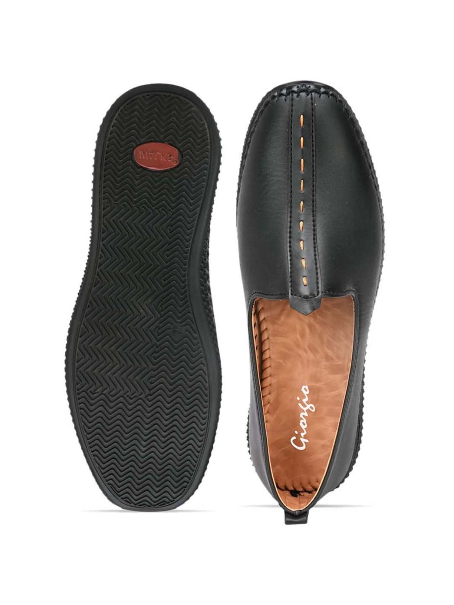 Giorgio Men's Black Casual Slip Ons