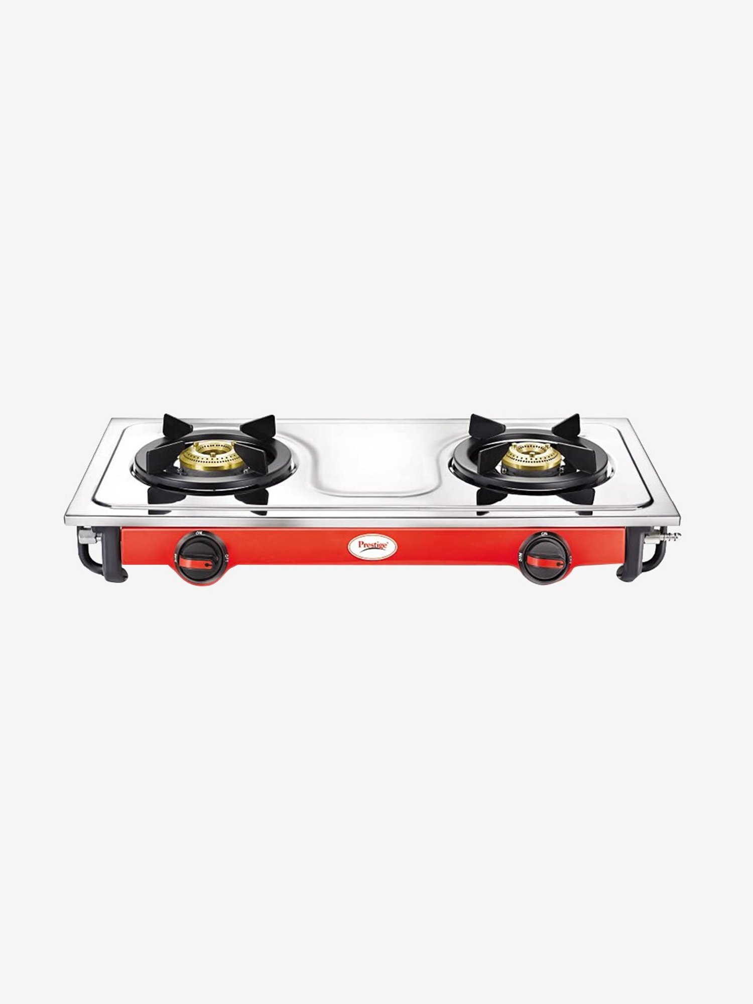 Pigeon Blackline Smart Black Glass Manual Gas Stove (2 Burners)
