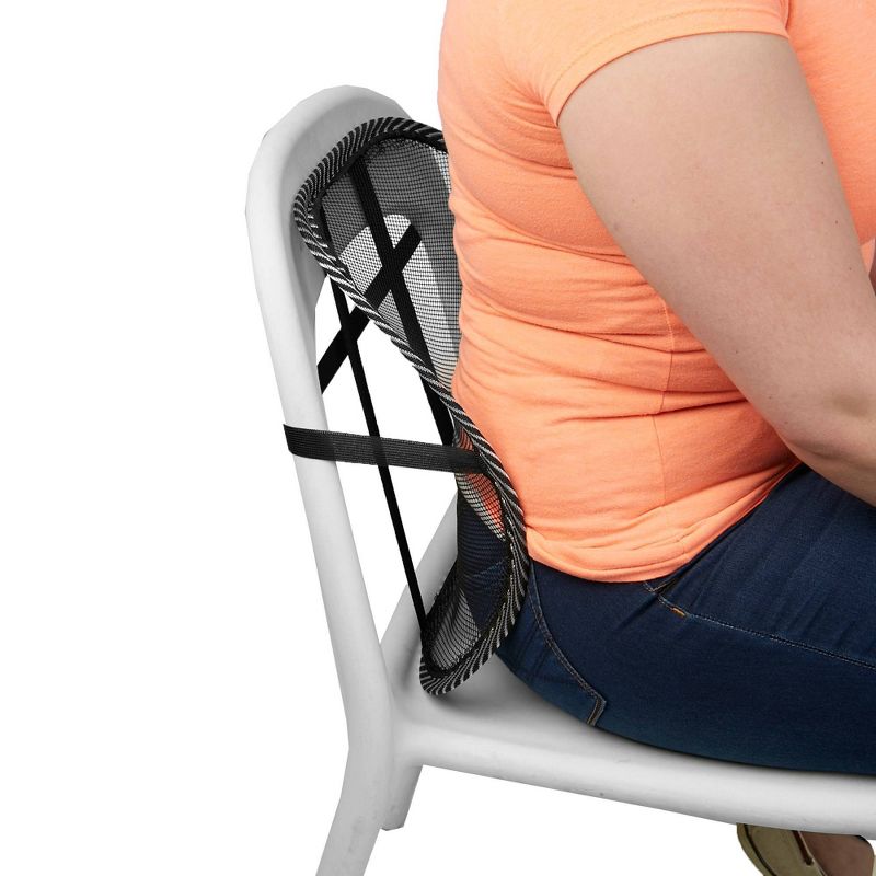 Mind Reader Mesh Lumbar Support Adjustable