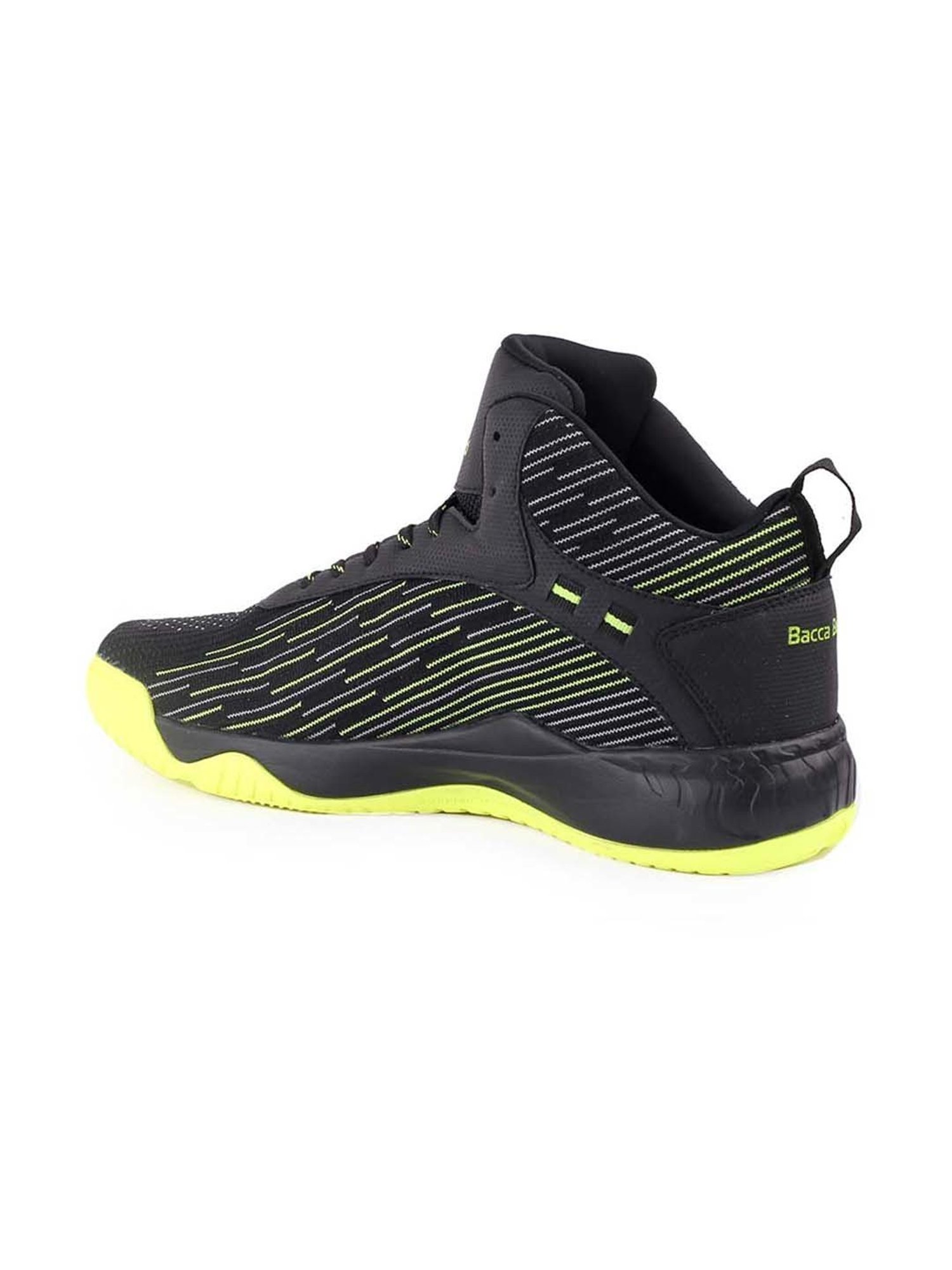 Bacca Bucci Men's WEAVE X Black Basketball Shoes