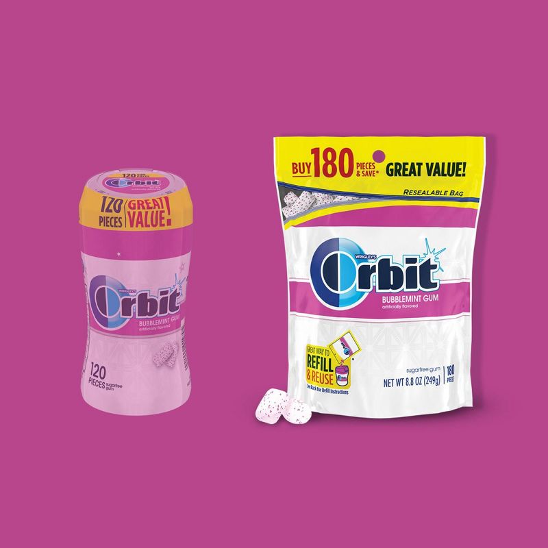 Orbit Bubblemint Sugar Free Gum - 180ct