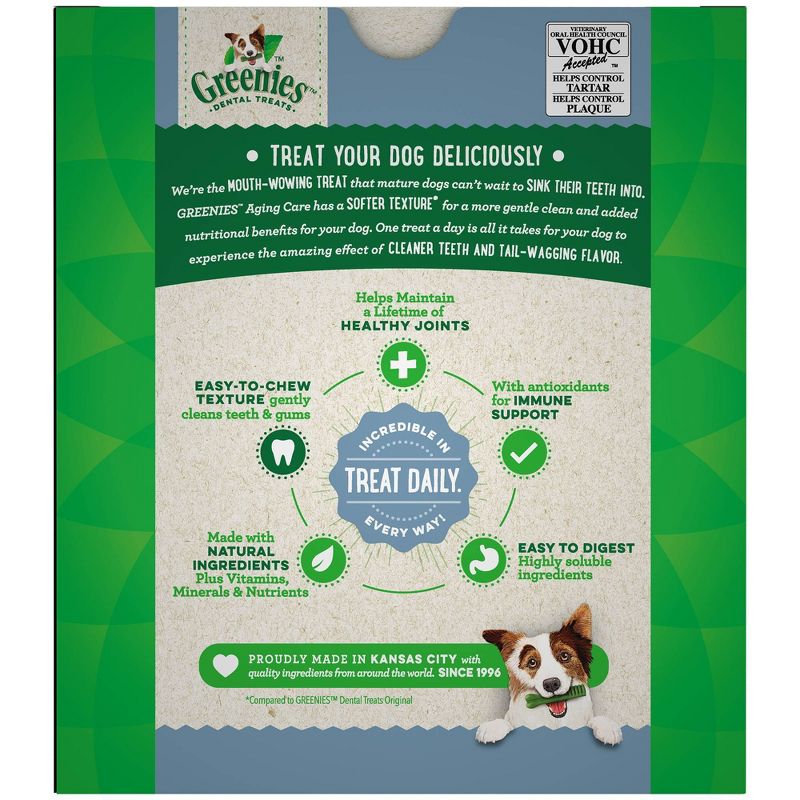 Greenies Aging Care Regular Chicken Dental Dog Treats - 27ct