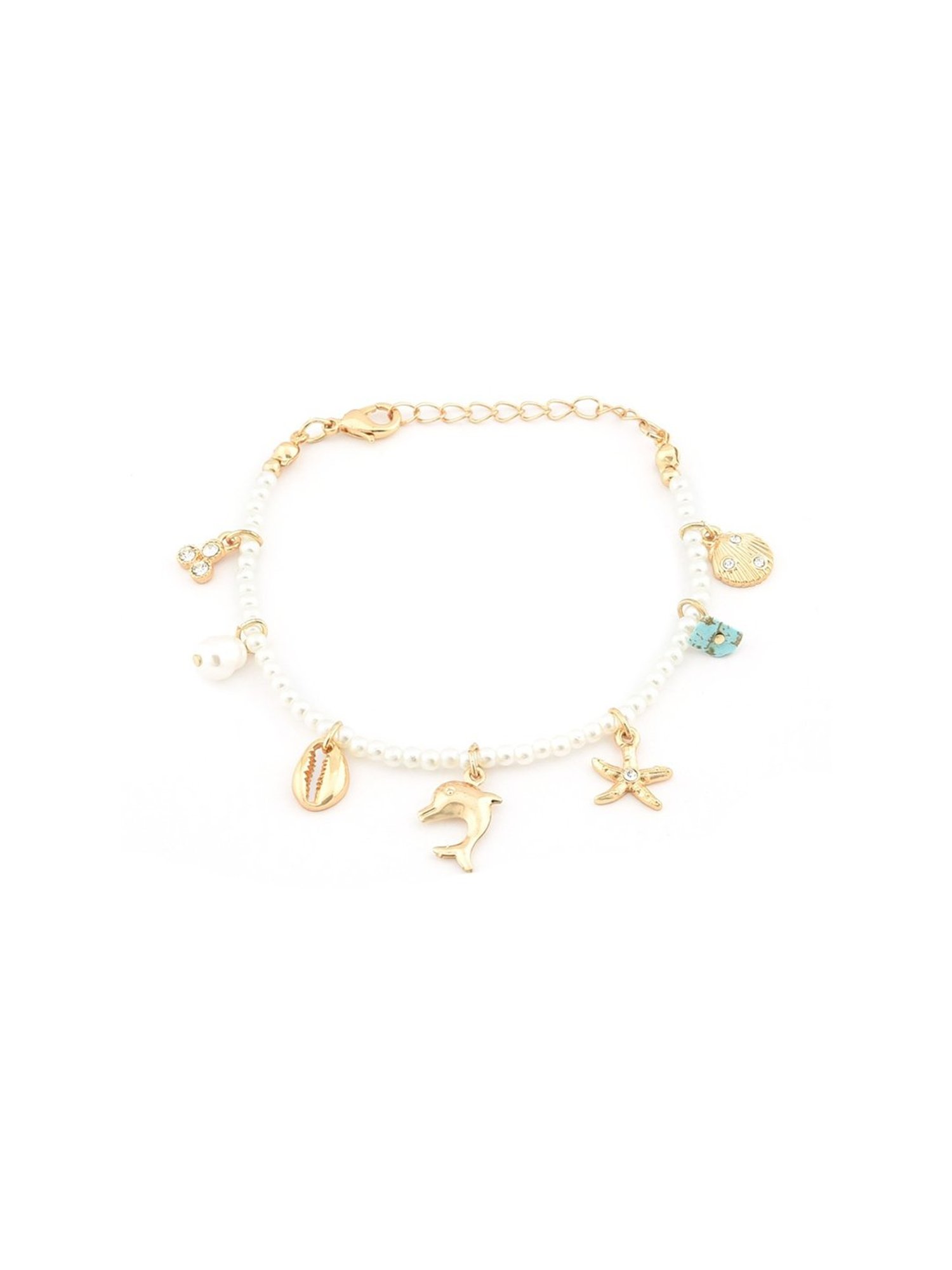 Zaveri Pearls Gold Tone Set of 3 Contemporary Vaccy Wear Bracelets-ZPFK12090
