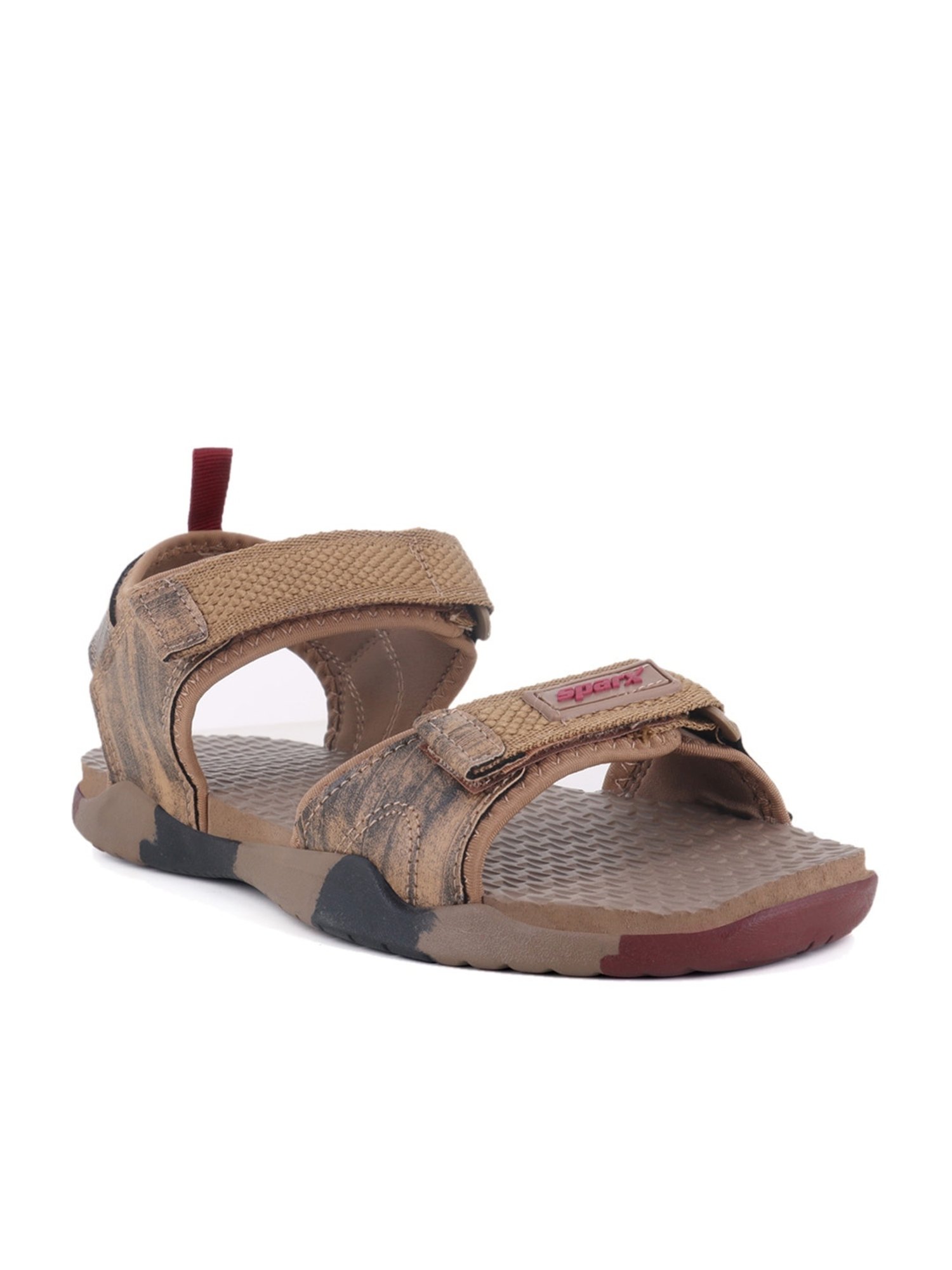Sparx Men's Tan Floater Sandals