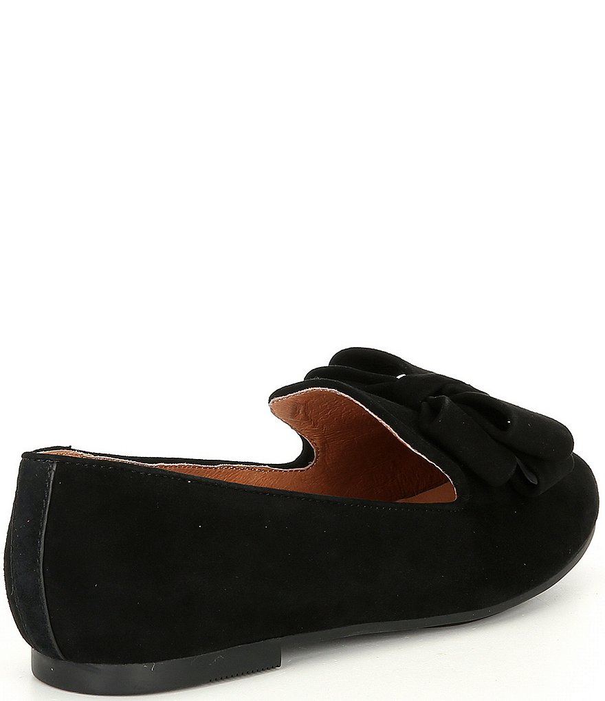 Gentle Souls Eugene Suede Ribbon Bow Loafers