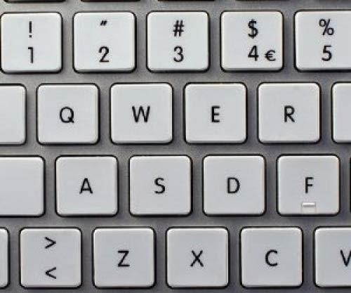 MAC NS NORWEGIAN NON-TRANSPARENT KEYBOARD STICKERS WHITE BACKGROUND FOR DESKTOP, LAPTOP AND NOTEBOOK