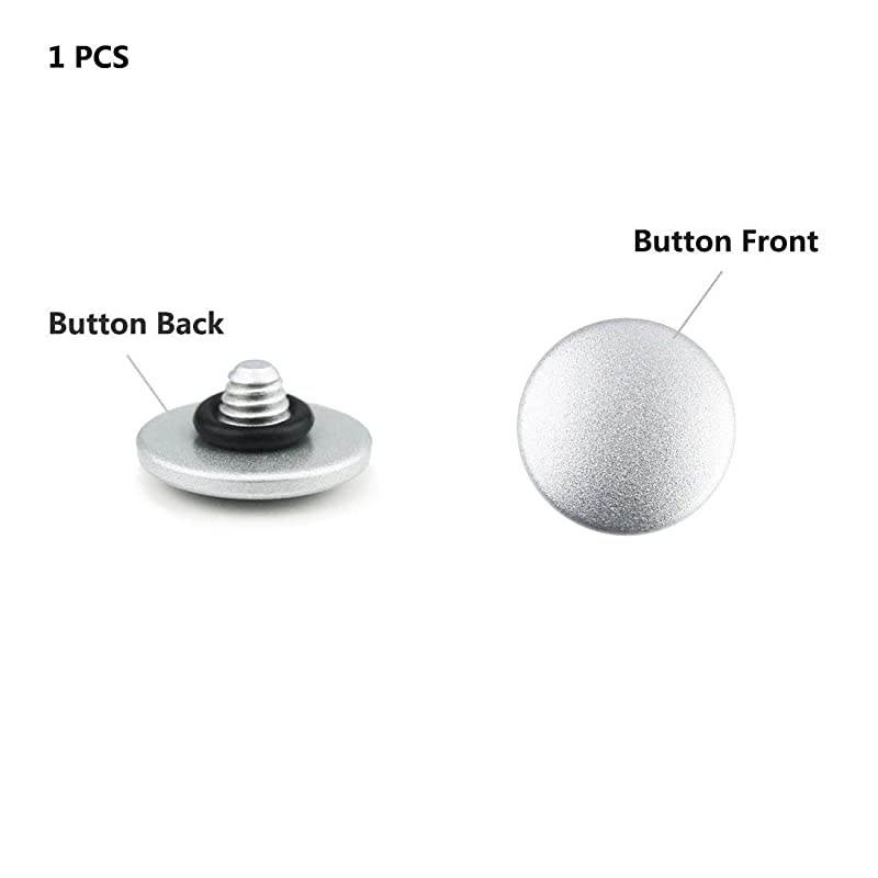 Metal Bulged Surface Soft Release Button Finger Touch for Fujifilm XT20 X100F XT2 X100T XPRO2 XT10 XPRO1 XE2S X100 X100S X10 X20 X30 XE1 XE2 STX2 for Olympus Nikon Canon Silver