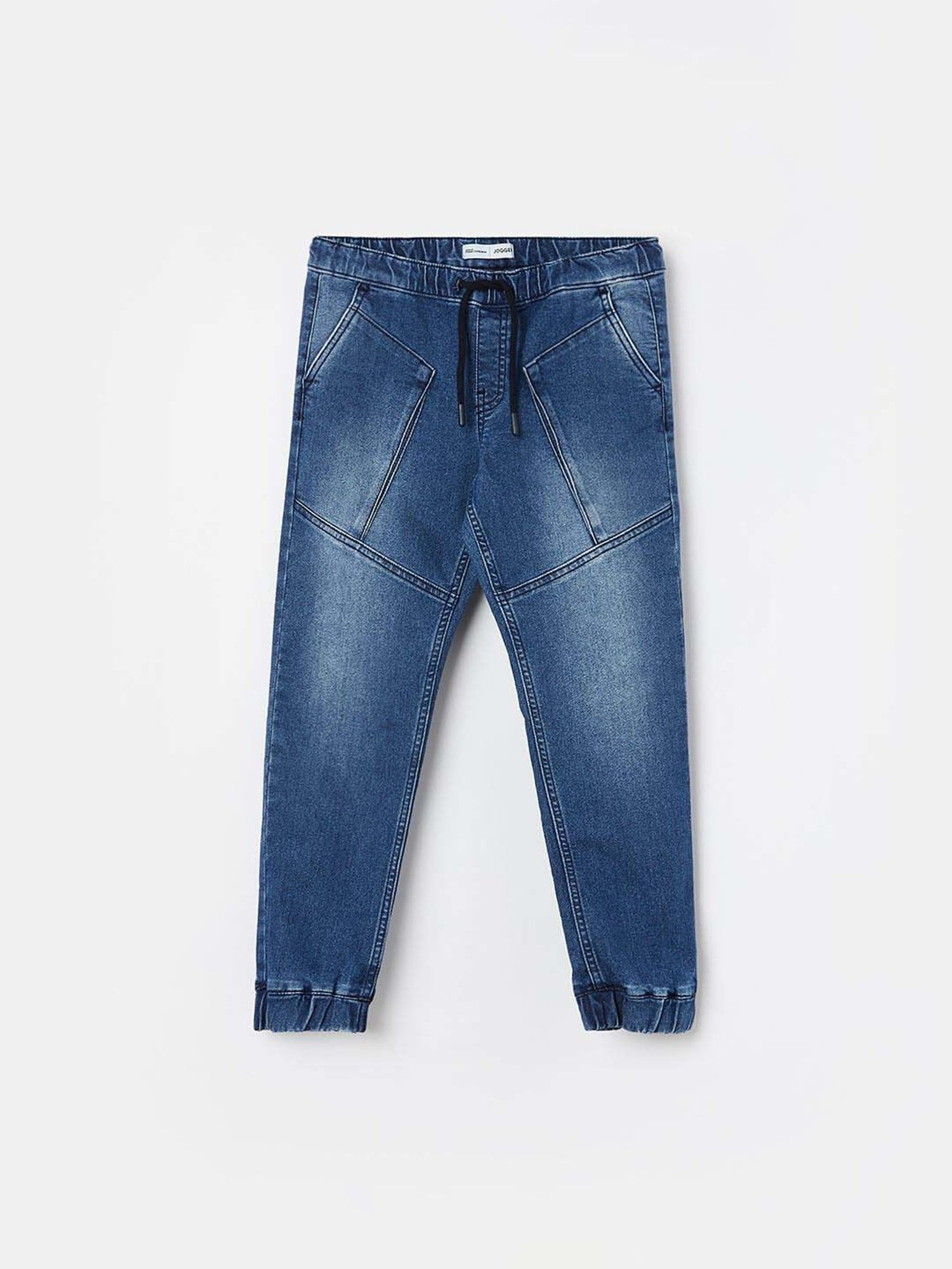 Palm Tree Boys Grey Washed Jeans