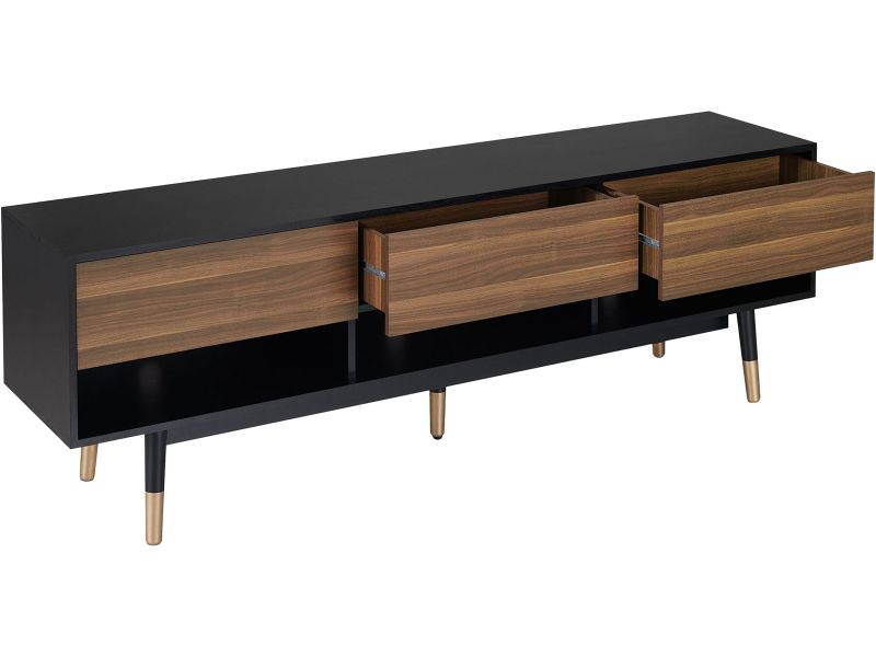 AVF FSL700LUCSW-A 32 - 65" Reflections - Lucerne Curved Pedestal TV Stand