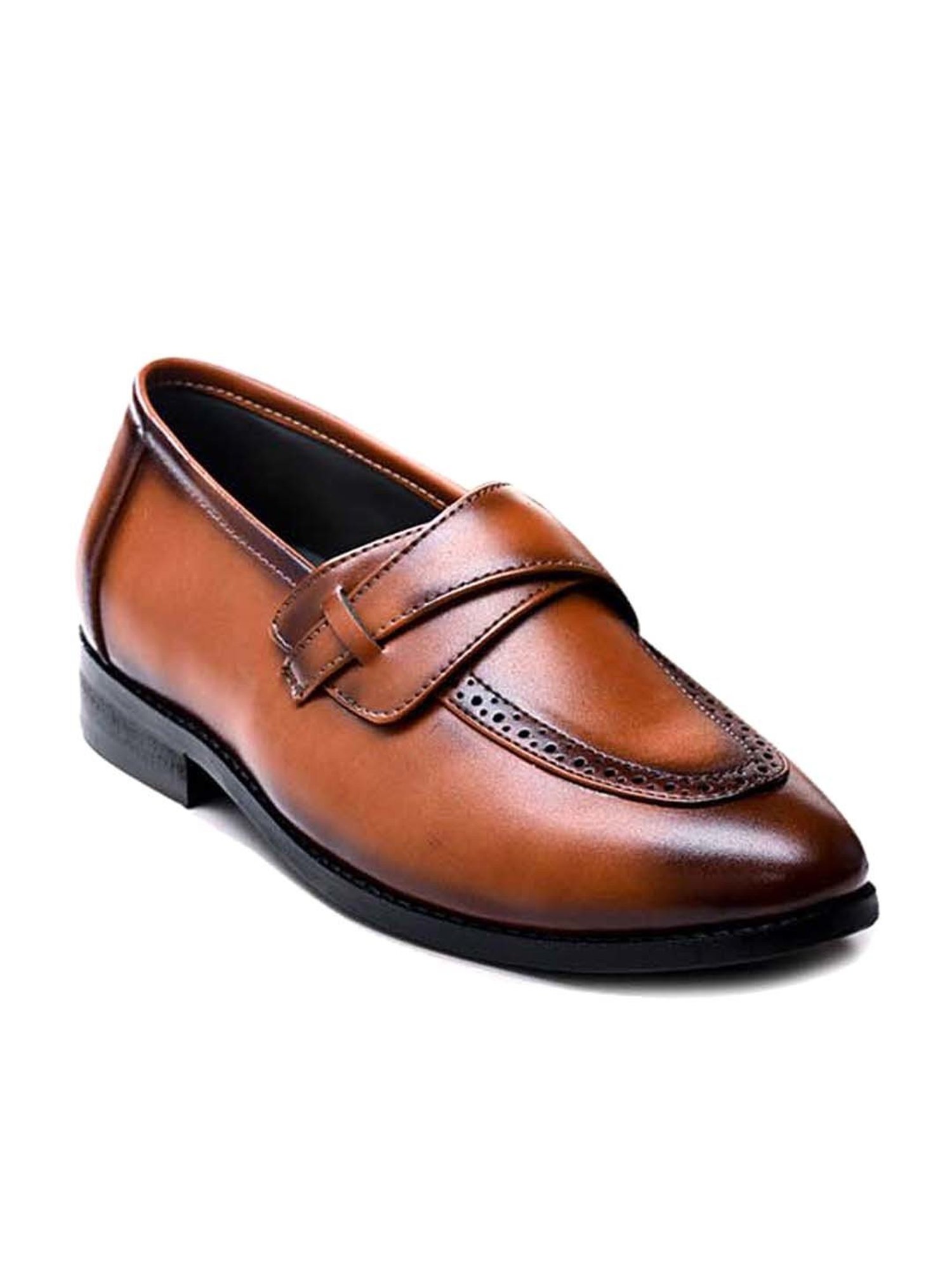 Monkstory Men's DREZZIRE Tan Loafers