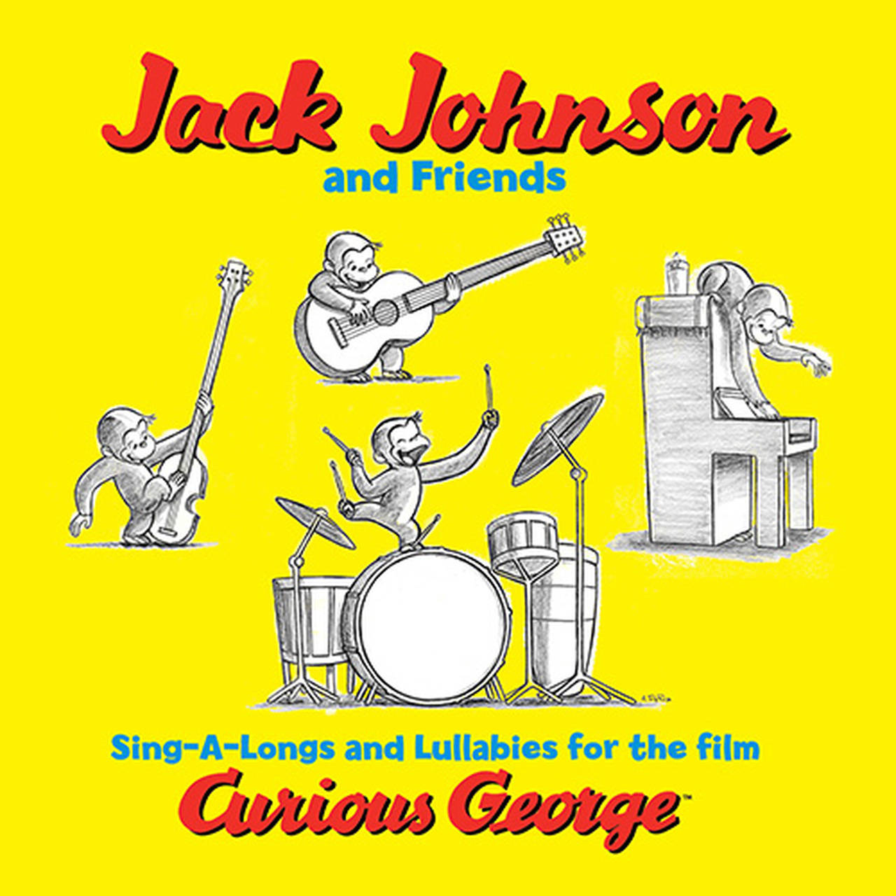 Jack Johnson & Friends Sing-A-Longs and Lullabies for the film Curious George 180g LP (Vinyl)